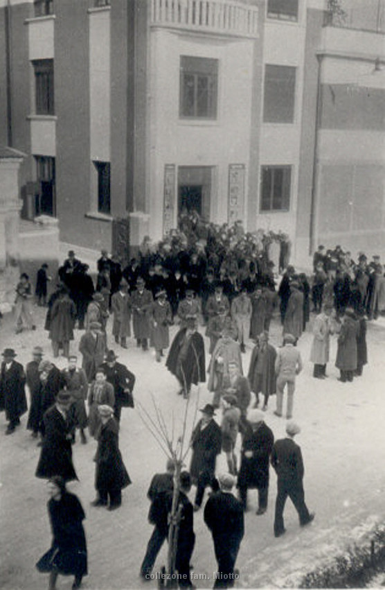 Spilimbergo, viale Barbacane prima del film Desiderio 1937